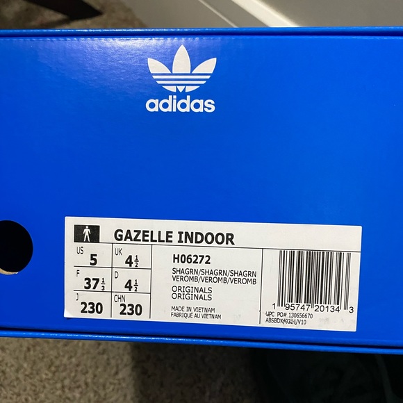 Adidas Gazelle Indoor Shagrn shoes in women’s size 7 - Picture 3 of 7
